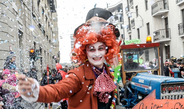 Uno scatto del carnevale di Busto Arsizio dell’anno scorso