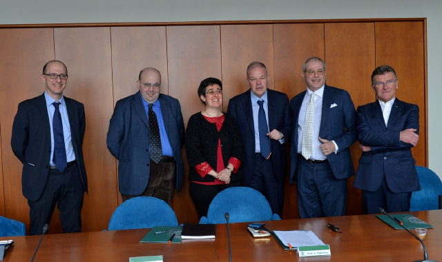 L’incontro di ieri mattina nel rettorato dell’Università dell’Insubria