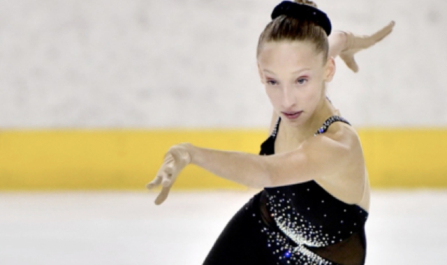 Ginevra Lavinia Negrello, quattordici anni, giovane talento della Varese Ghiaccio