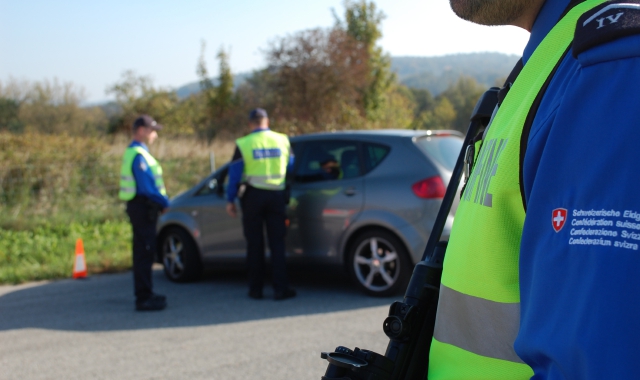 La Polizia cantonale (Foto Redazione)