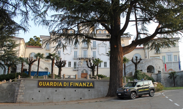 La nuova sede delle Fiamme gialle si trova in via Pasubio