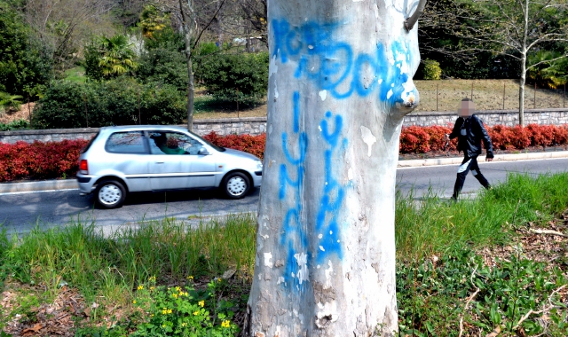 Le scritte stanno spuntando ovunque