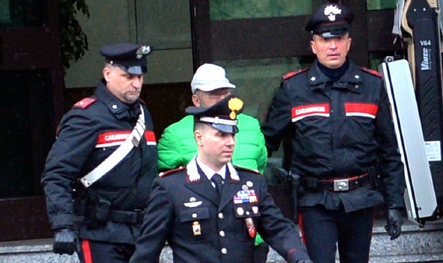 L’arresto di Salvatore Genovese dopo il tentato omicidio  (foto Blitz)