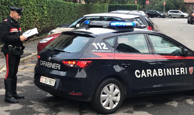 I carabinieri  sono stati allertati dai due inquilini