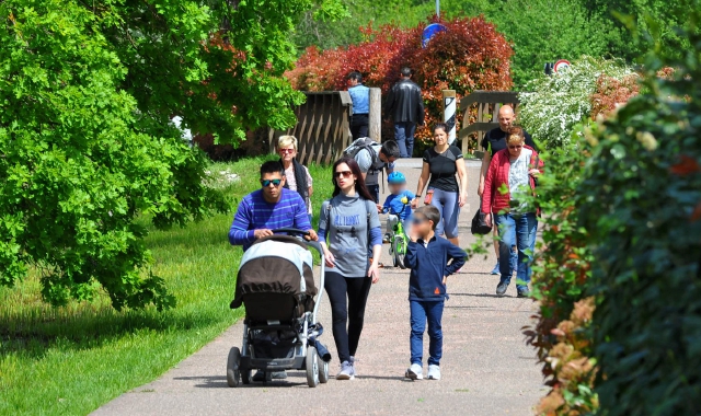 Folla alla Schiranna nel primo weekend di clima primaverile