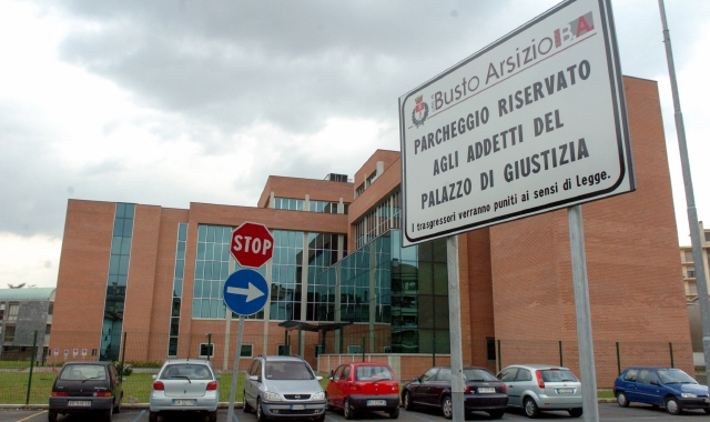 Il tribunale di Busto Arsizio (Archivio)