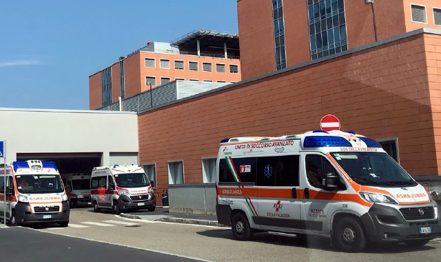 L’ingresso del pronto soccorso dell’ospedale di Circolo