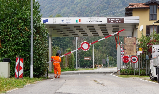 Il valico di Palone, nel Luinese