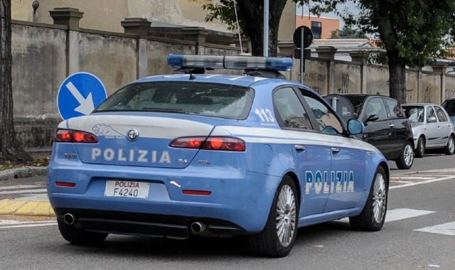 Auto polizia (Archivio)