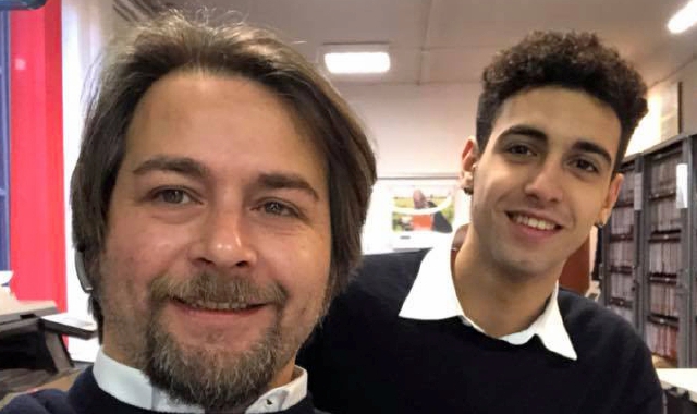 Paolo Daniele De Fusco col nipote Seif Soliman