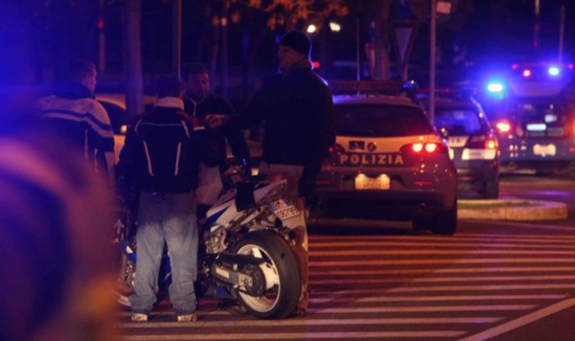 Luino, gare moto clandestine