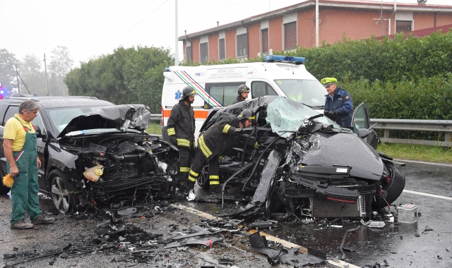 Busto Garolfo Incidente in via Inveruno (Pubblifoto)