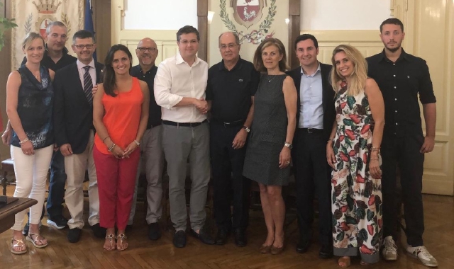 Il saluto in Comune all’ingegner Arcangelo Altieri per il suo pensionamento