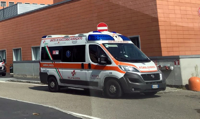 Il ragazzo è stato trasportato in Pronto soccorso