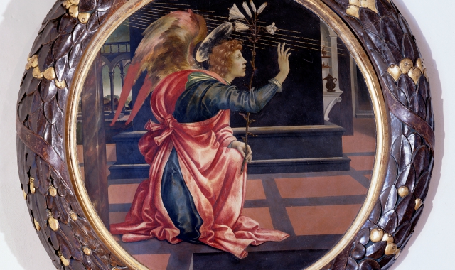 Uno degli splendidi tondi di Filippino Lippi in mostra a Palazzo Marino