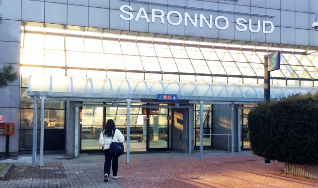La stazione di Saronno Sud (foto Blitz)