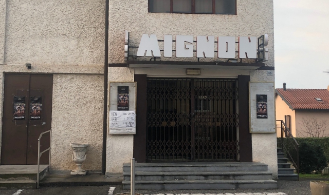 Lo storico cinema Mignon di Grantola