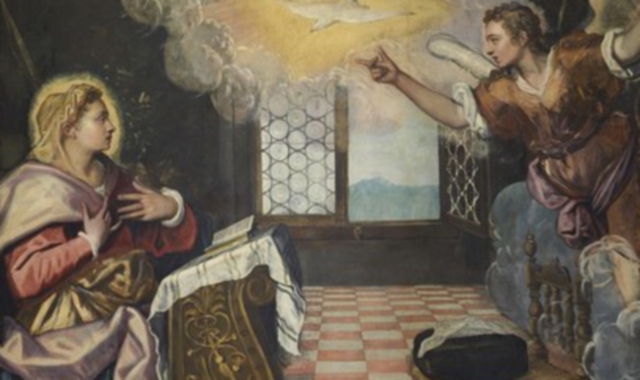 «L’annunciazione del doge Grimani» del Tintoretto 