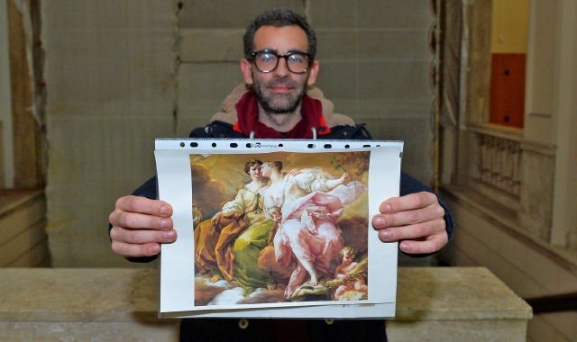 Andrea “Ravo” Mattoni al lavoro in tribunale (Blitz)