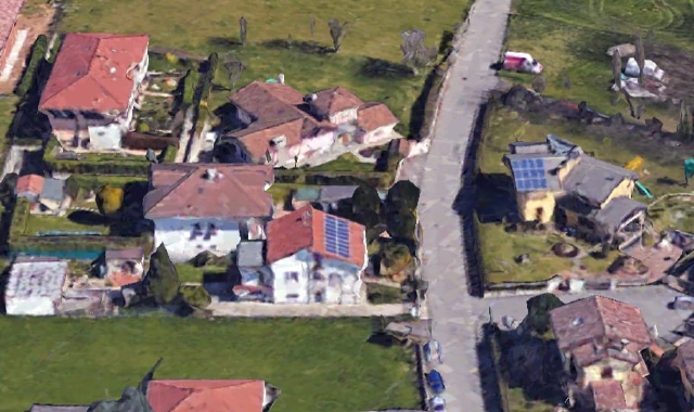 Una veduta aerea della zona presa di mira dai ladri  (foto Redazione)