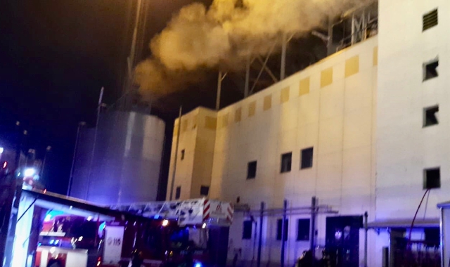 incendio Accam (foto Vigili del fuoco)