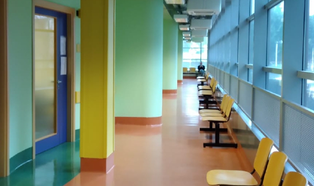 Il reparto Infettivi all’ospedale di Circolo (Red.)