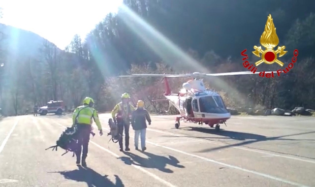 L’uomo è stato rintracciato dagli specialisti “Dedalo” (Foto Vdf)