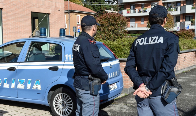 Gallarate polizia (foto Blitz)