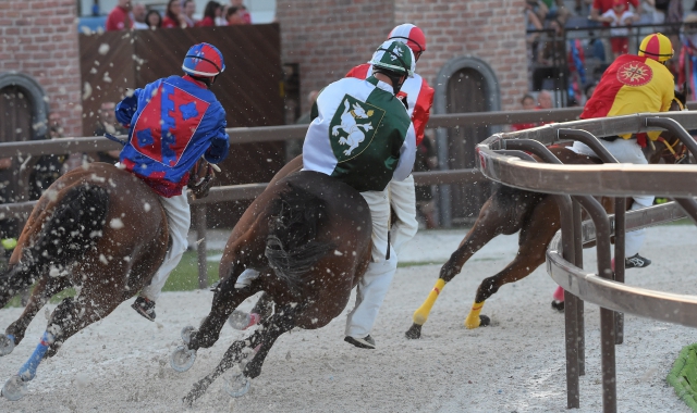 Il Palio 2019 fu vinto dai colori biancoverdi di San Domenico