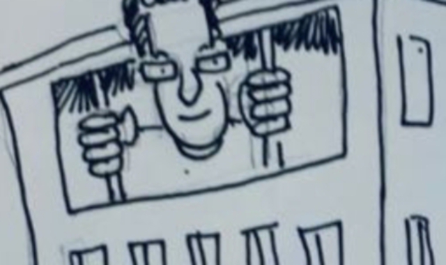 La simpatica vignetta che ritrae la storia di Marco Andrea Spinelli