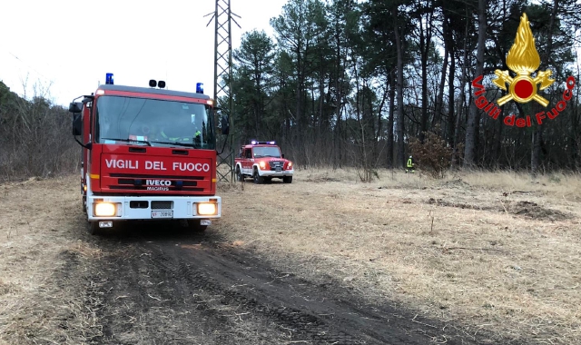 Una settimana di fuoco per i volontari del Parco Ticino (Foto Vdf)