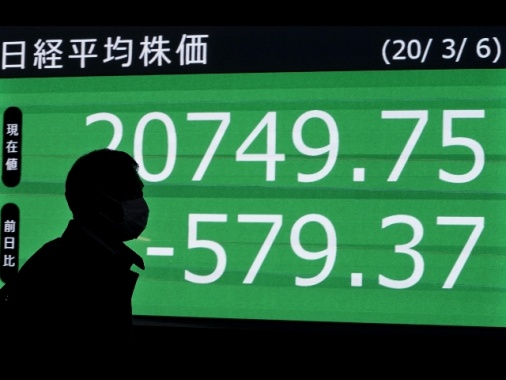 Borsa: Tokyo crolla in apertura (-3,41%)