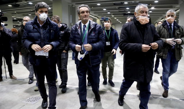 Il presidente Fontana in Fiera
