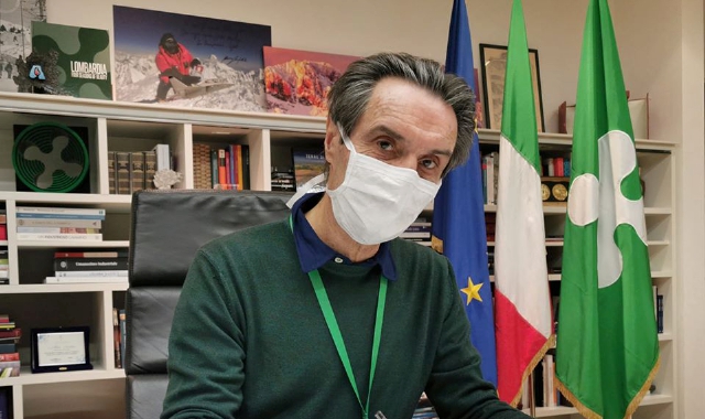 Il governatore Attilio Fontana