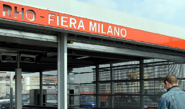 L’attuale capolinea della metropolitana a Rho-Fiera