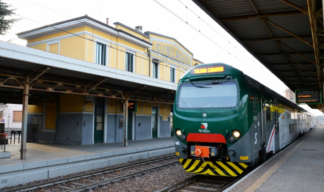 La stazione ferroviaria di Cislago (foto Archivio)