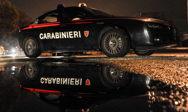 Carabinieri notte (foto Blitz)