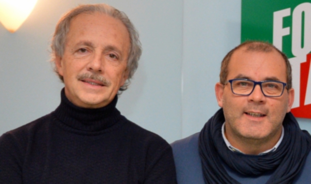 Roberto Puricelli e Ciro Calemme ai tempi della loro militanza in Forza Italia