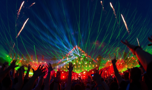 Un rave-party (foto Redazione)