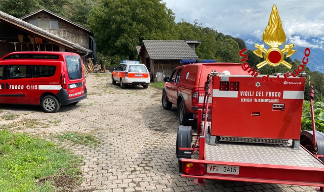 I vigili del fuoco hanno ripescato la salma nel Molinera Foto Vigili del fuoco