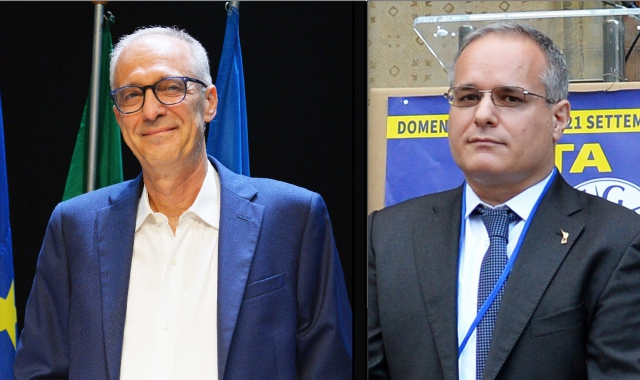 Augusto Airoldi contro Alessandro Fagioli: uno dei due sarà il sindaco di Saronno per i prossimi cinque anni (foto Redazione)