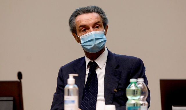 Il presidente della Regione Attilio Fontana