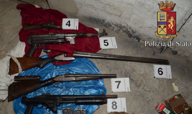 Traffico di armi: 4 arresti (foto Archivio)