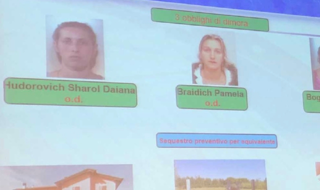 In alto a sinistra la rom trovata dai carabinieri sardi a Samarate