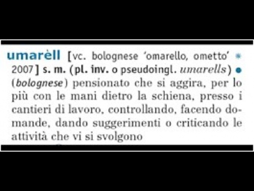 La parola 'Umarell' entra nel vocabolario Zingarelli