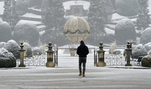 Una nevicata d’archivio a Varese (Foto Blitz)