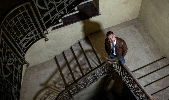 Daniele Bossari nel Grand Hotel del Campo dei Fiori (foto Redazione)