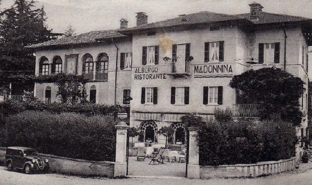 Un’immagine d’epoca dell’Albergo Madonnina (Archivio)
