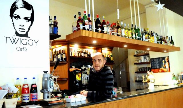 Il bancone del Twiggy Café