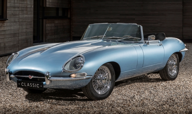 La versione elettrica della Jaguar E-type